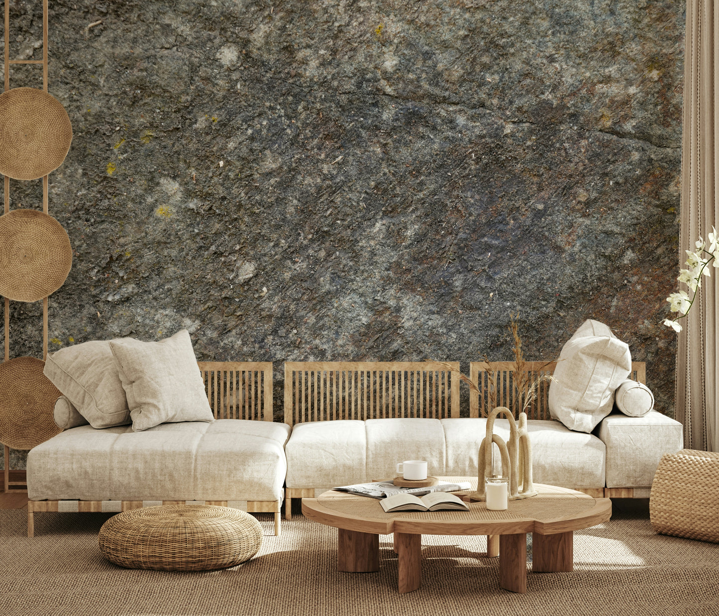 Rustic Stone Wall Mural -2566615