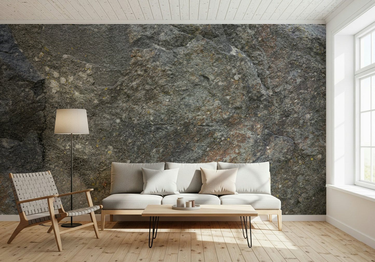 Stone Wall Texture Wall Mural -2566605