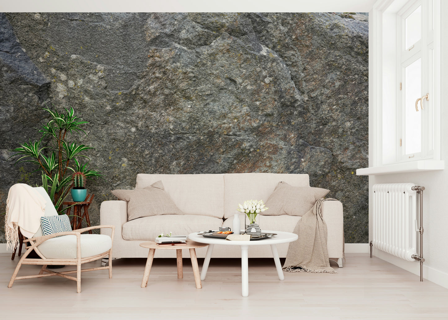 Stone Wall Texture Wall Mural -2566605