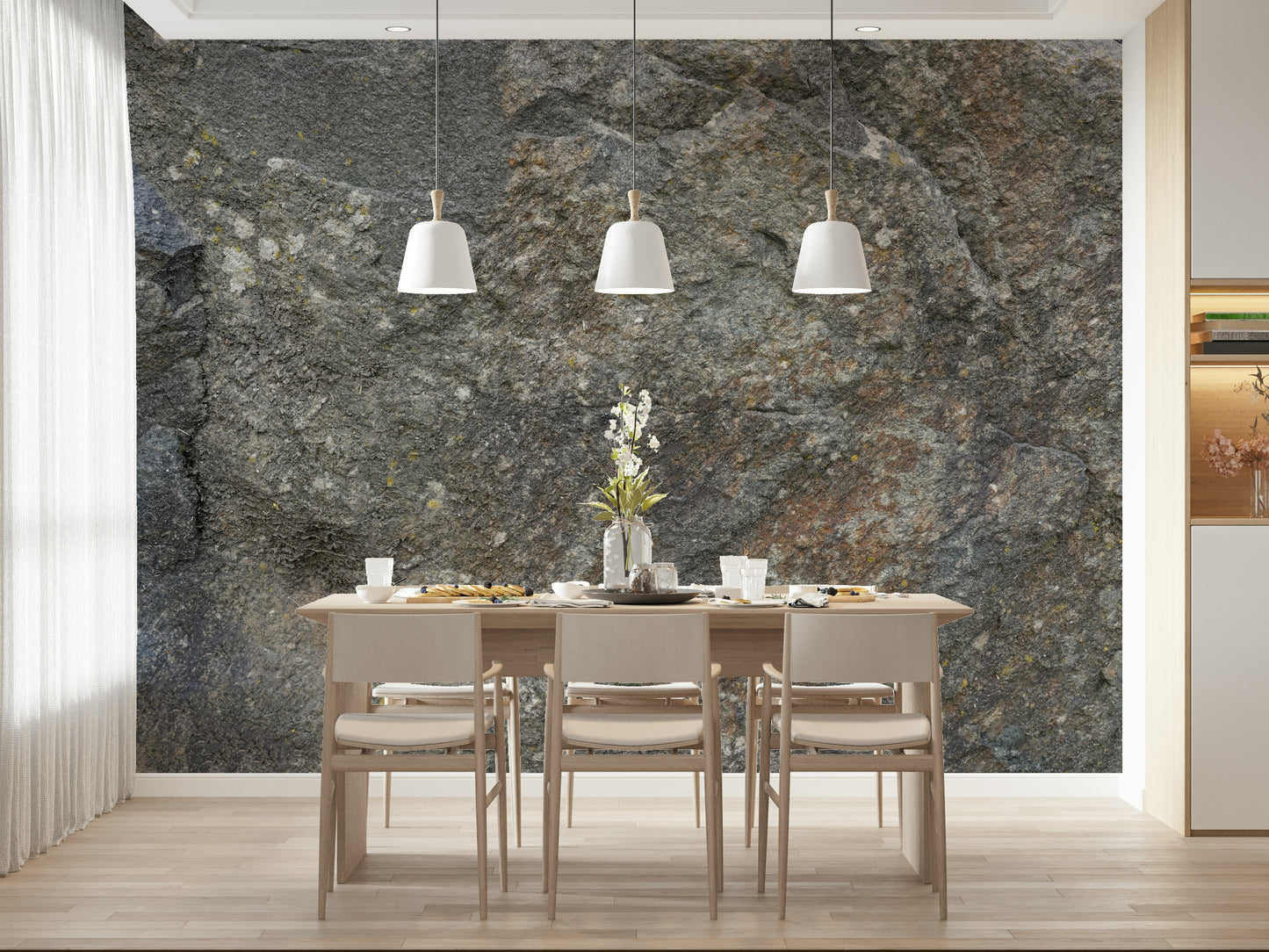 Stone Wall Texture Wall Mural -2566605