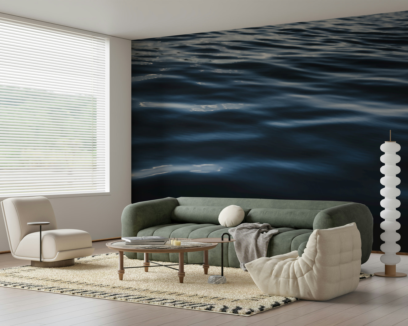 Water Ripples Wall Mural -2226383