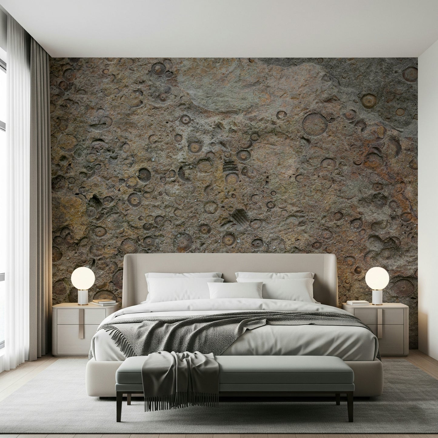 Ancient Fossil Texture Wall Mural -2566608
