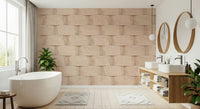 Imperfect White Wall Wall Mural creating a rustic, timeless, and natural aesthetic for modern or vintage spaces.