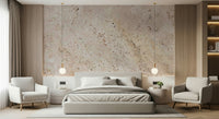 Calming beige stone wallpaper mural featuring realistic stone details for accent walls or feature spaces.