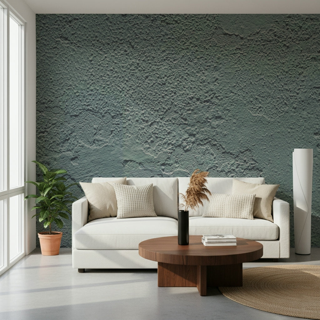 Weathered Wall Mural Mimicking Old Brick and Stucco Details – Perfect for Modern Rustic Decor.