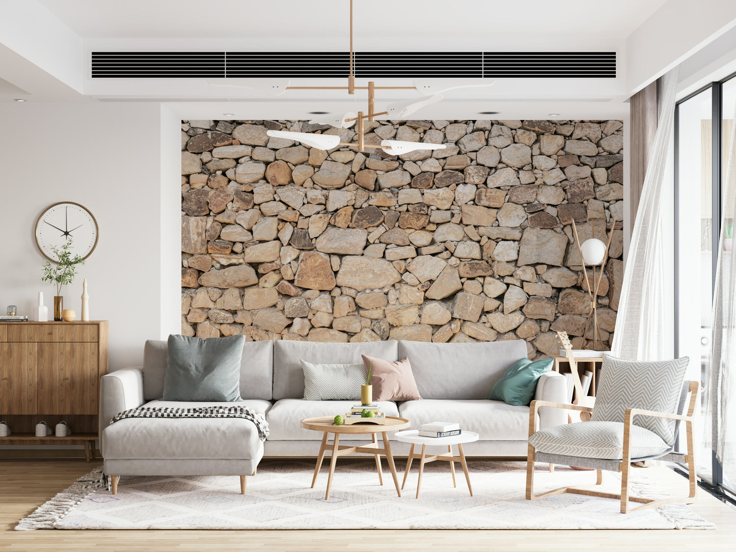 Timeless Stonework Wall Mural -2308528