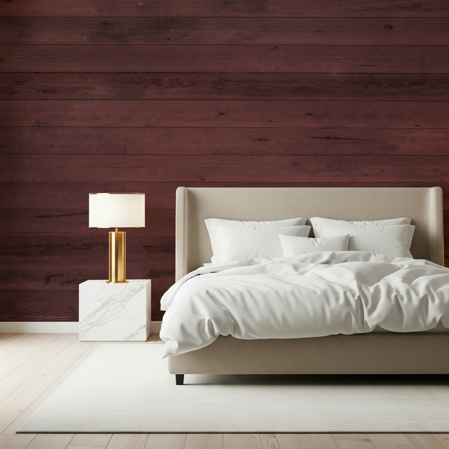 Wine-Stained Wood Wall Mural -2307978