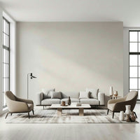 Modern abstract plaster effect in serene neutral shades, decorative wall mural