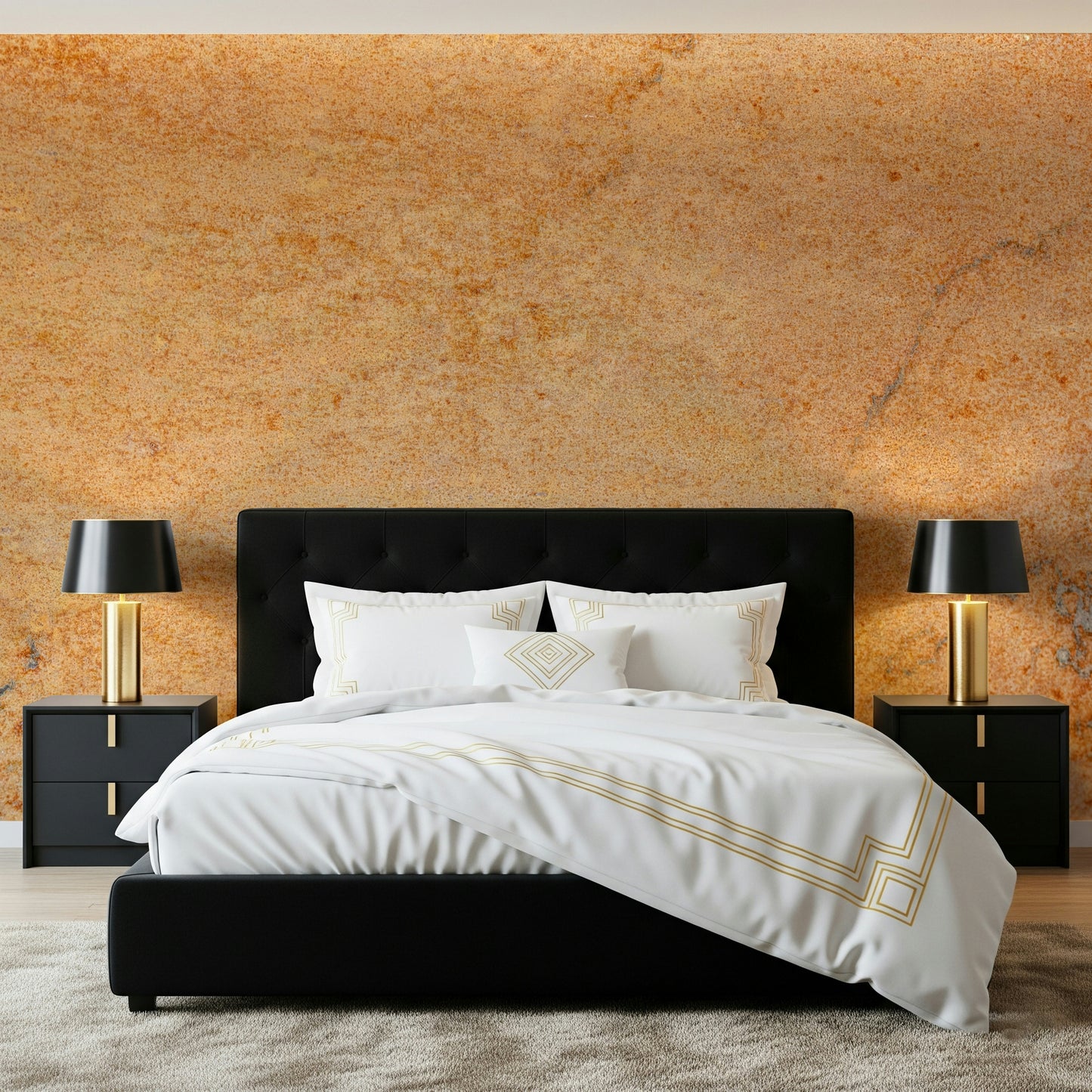 Corroded metal surface pattern with rustic charm, Oxidized Texture wall mural