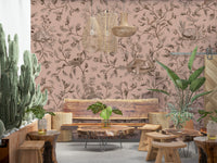 Sleepy Hollow Wall Mural presenting a serene yet haunting misty woods atmosphere.