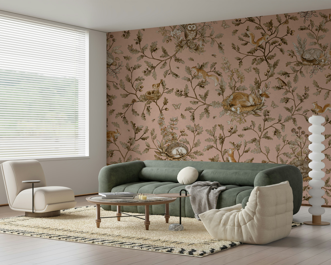 Forest Nap Wall Mural