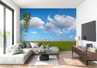 Grassland Under Sky mural capture open prairie.