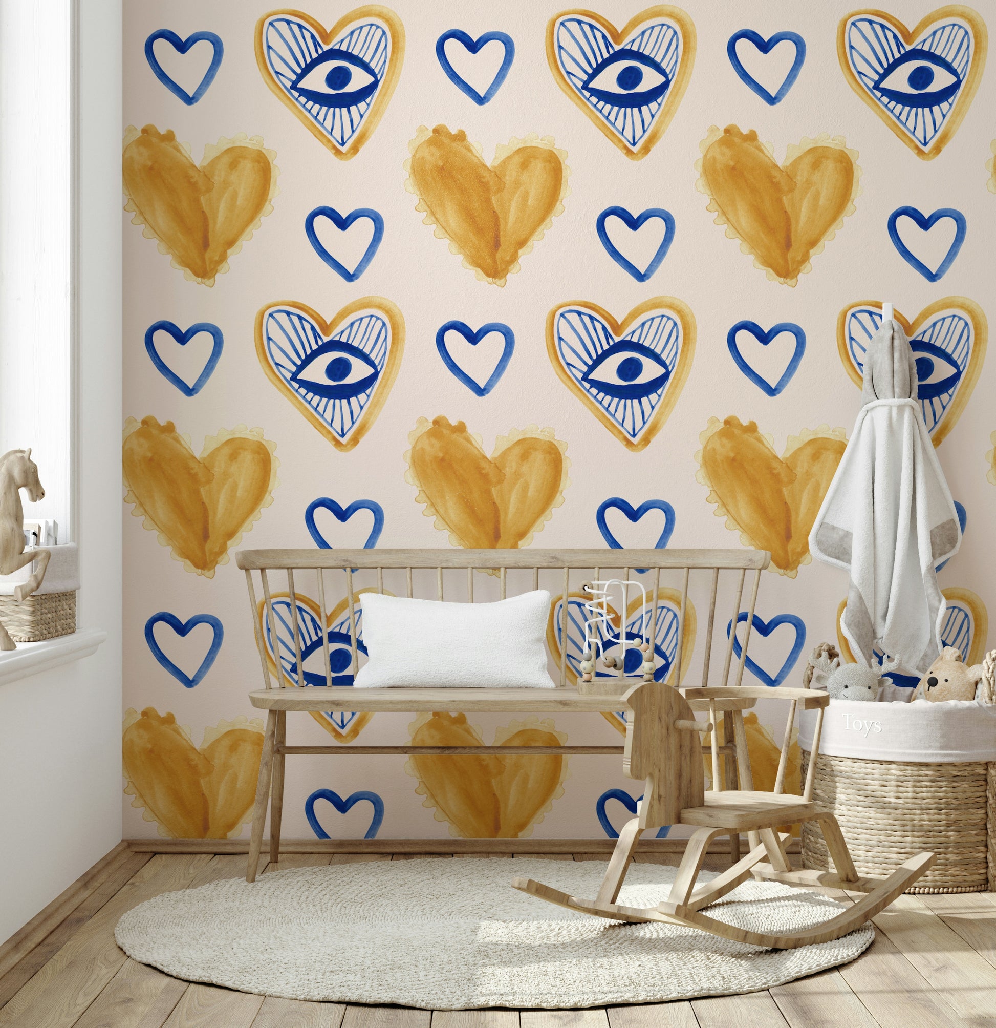 Soft gradient hues blending together for an emotional, serene ambiance.