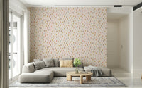 Soft painterly strokes wallpaper adding a serene artistic touch.