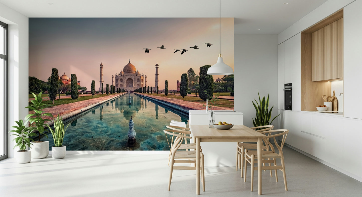 India's Taj Mahal: A Timeless Wonder Wall Mural