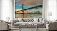 Beautiful Bridging Sky golden hour wall mural for decor