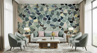 Creative recycled decorative Natural Look Tile wallpaper.