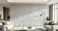 Modern Terrazzo Natural Marble wallpaper: Light speckle design.