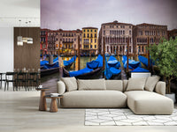 Venetian Blues wallpaper, exotic travel destination depiction.