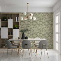 Wallpaper for walls, subtle floral brushstrokes, beautiful texture, dreamy aesthetic.
