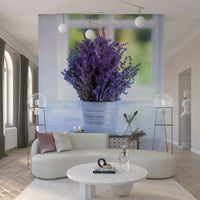 Rustic chic Lavender in a Vase photograph; perfect bathroom wall accent.