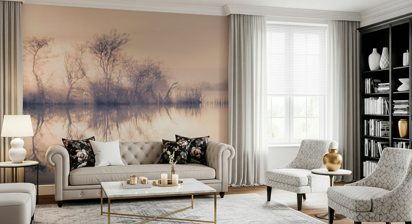 Inspiring Serene Reflections design with minimalist water patterns.