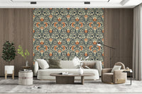 High-quality designer wallpaper, rich texture impression, Opulence elegance.