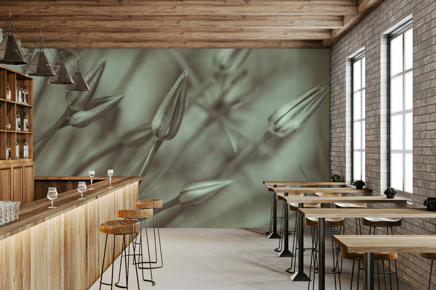 Symphony of Alliums Wall Mural