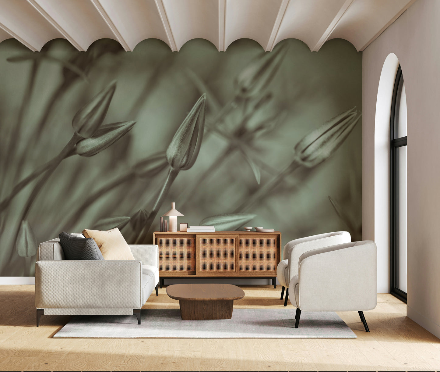 Symphony of Alliums Wall Mural