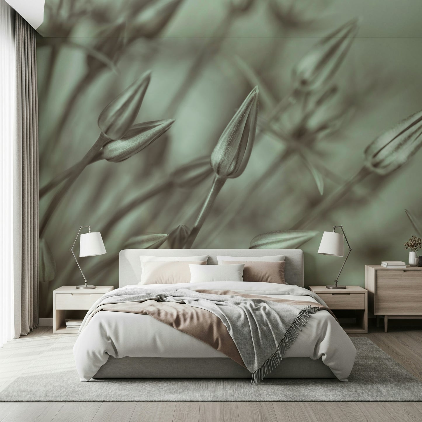 Symphony of Alliums Wall Mural