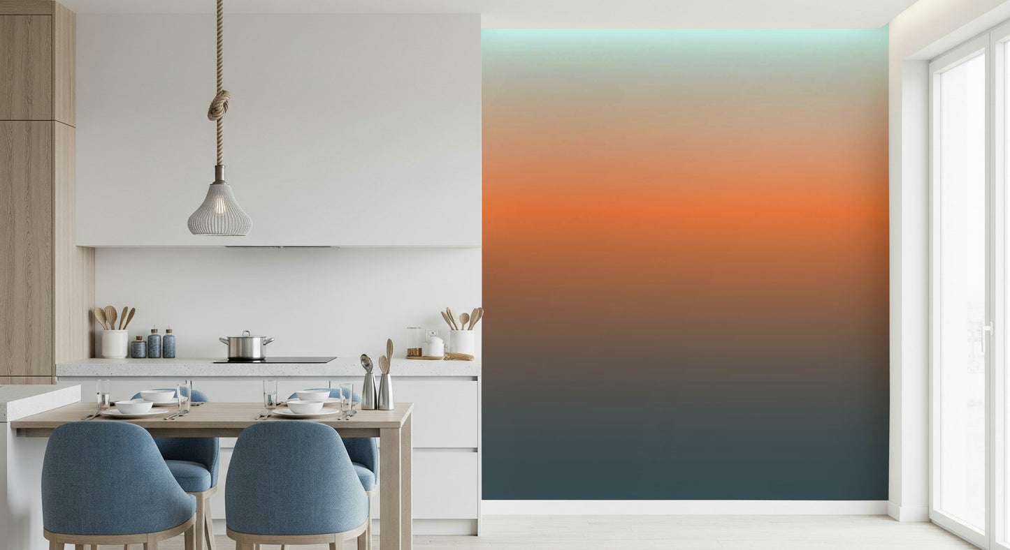 Dusk Horizon design, a serene ombre wallpaper for walls.
