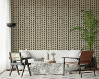 Timeless Florals wallpaper, dense botanical repeat pattern.