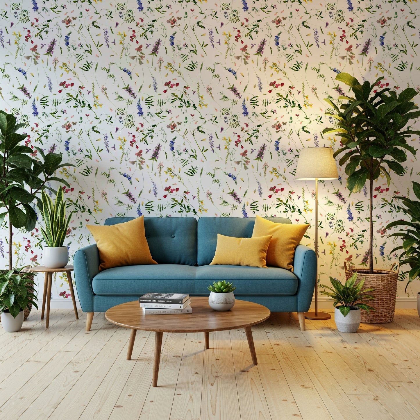 Watercolor Wildest Wildflower Dreams Wallpaper⁠