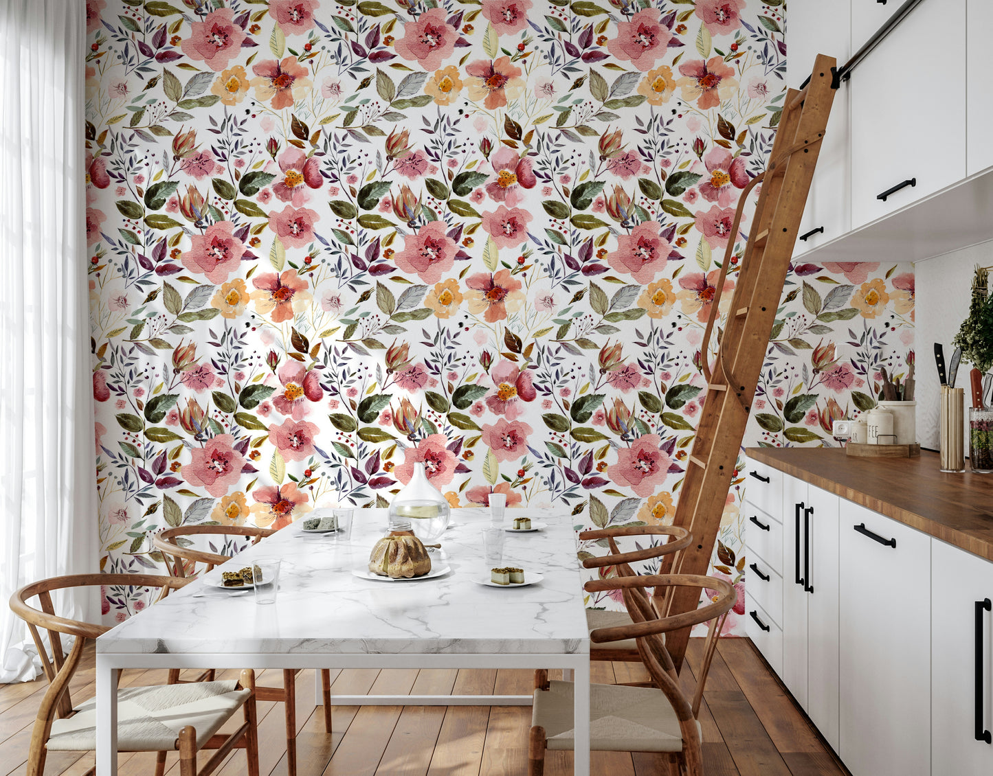 Blush Bloom Echo Wallpaper⁠