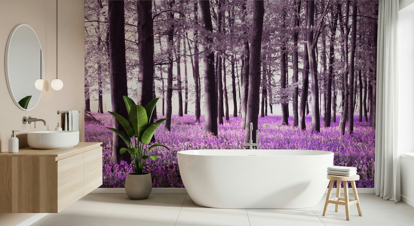 Mysteries of Bluebell Forest Wall Mural