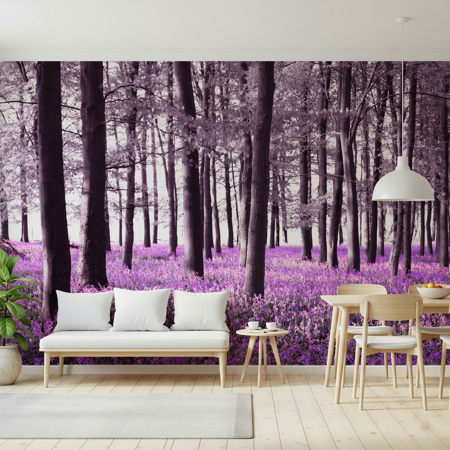 Mysteries of Bluebell Forest Wall Mural