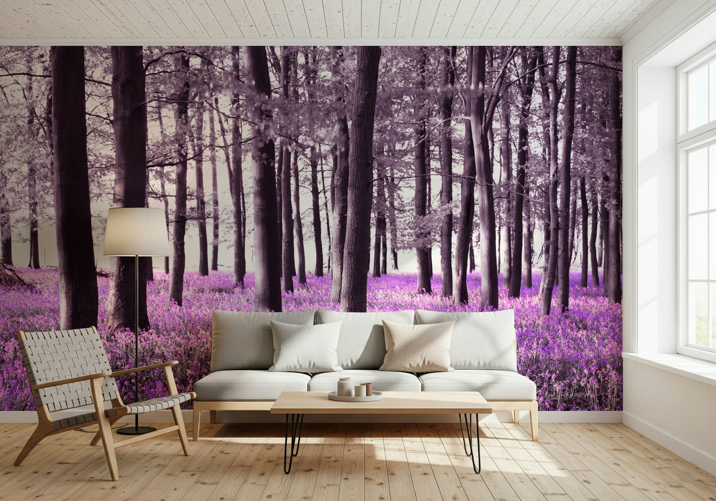 Mysteries of Bluebell Forest Wall Mural