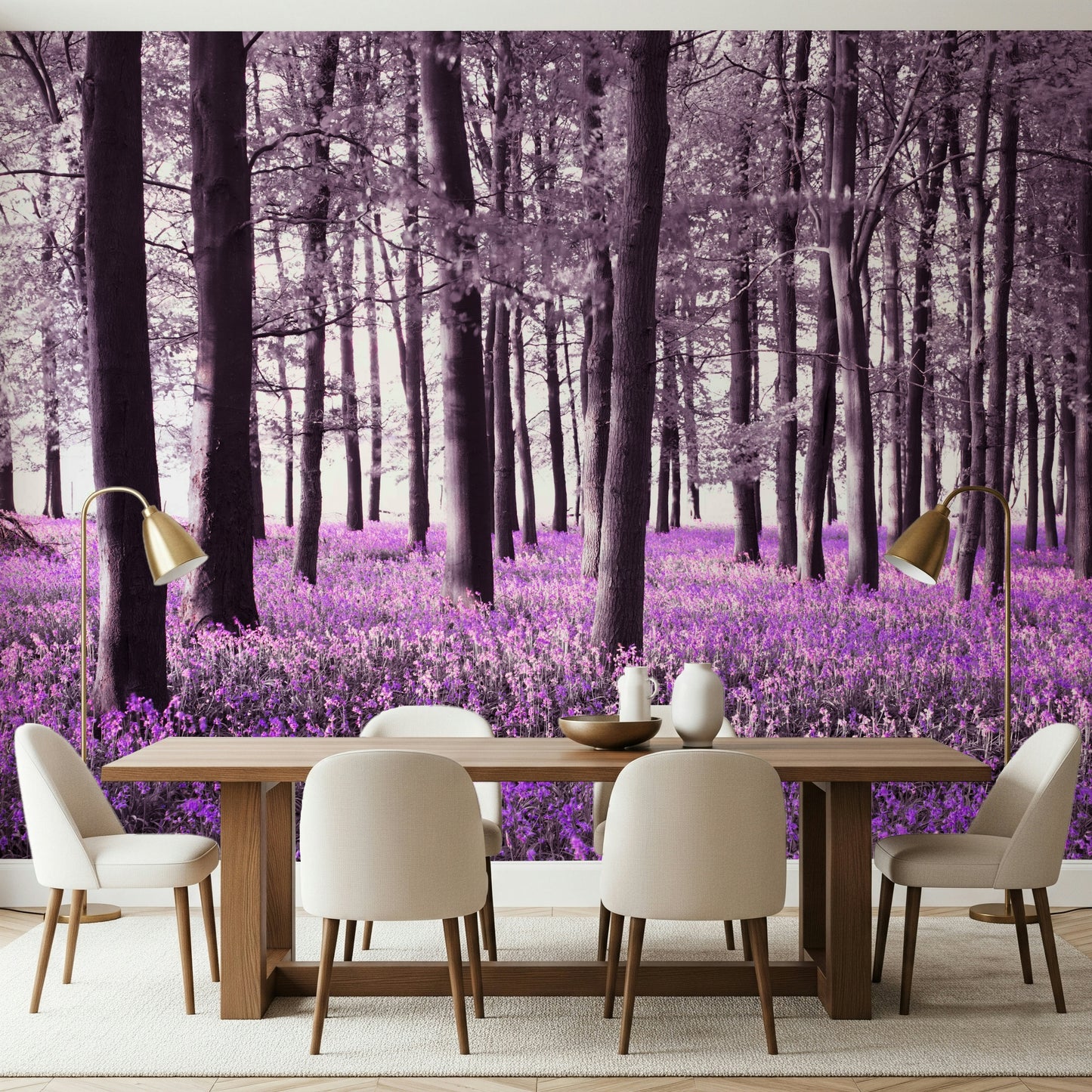 Mysteries of Bluebell Forest Wall Mural