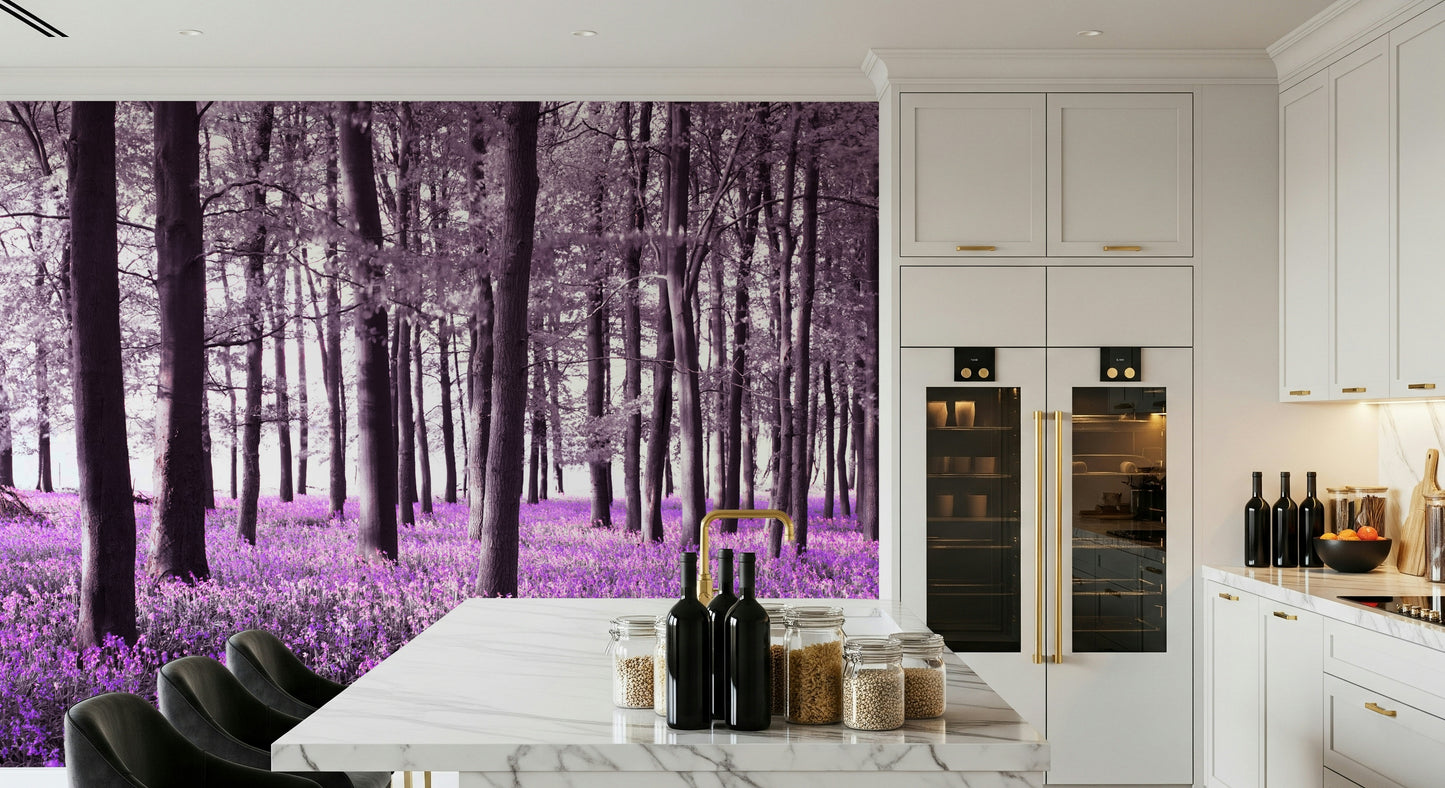 Mysteries of Bluebell Forest Wall Mural