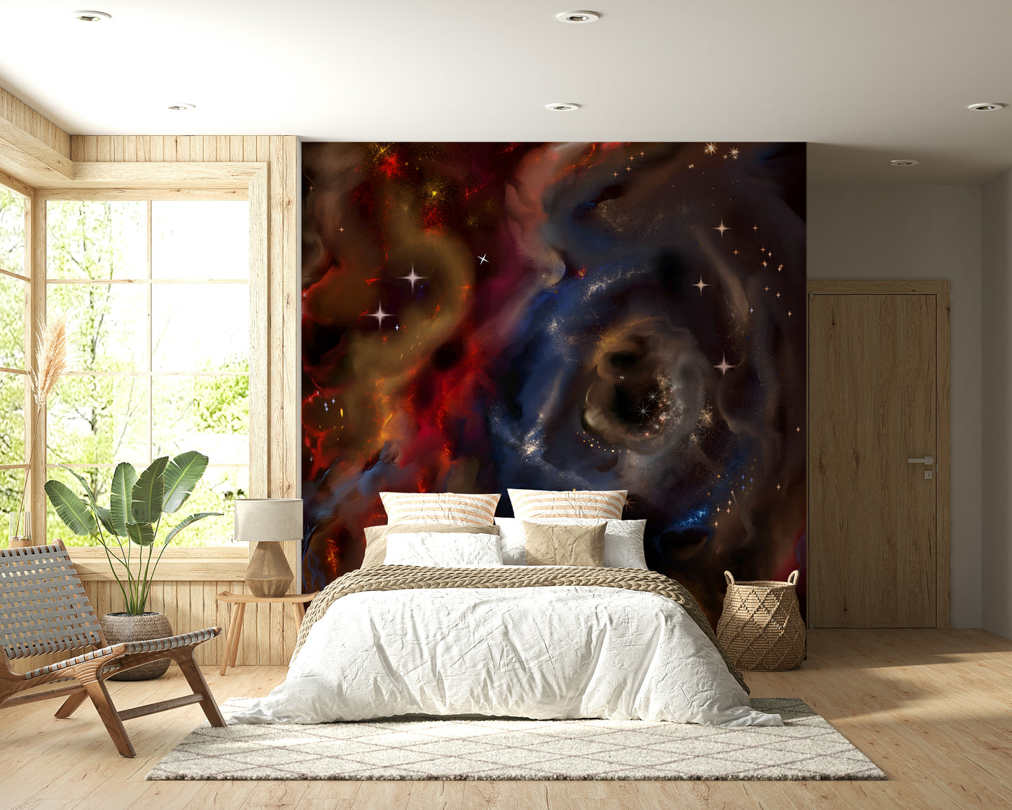 Nebulae Cascade Wall Mural