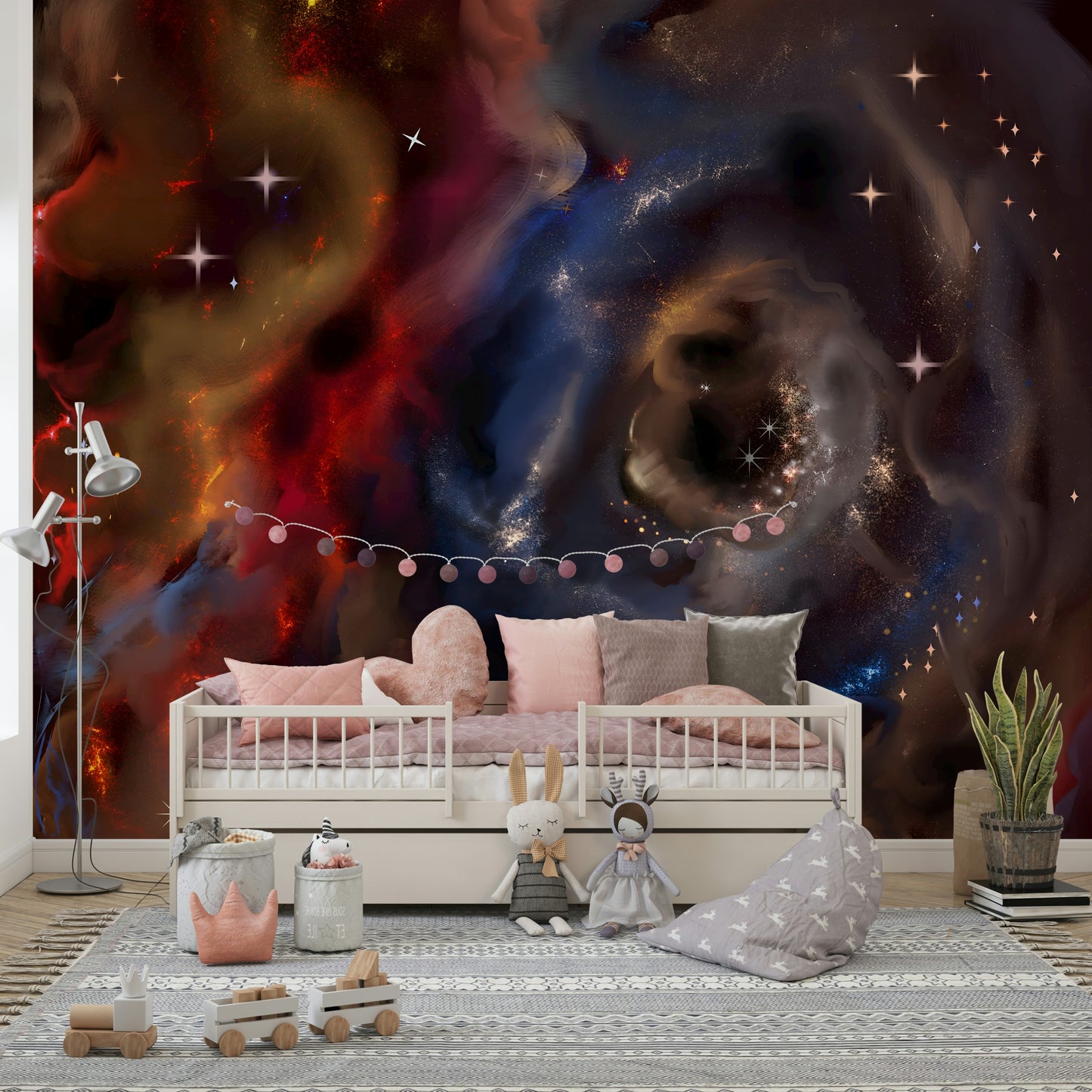 Nebulae Cascade Wall Mural