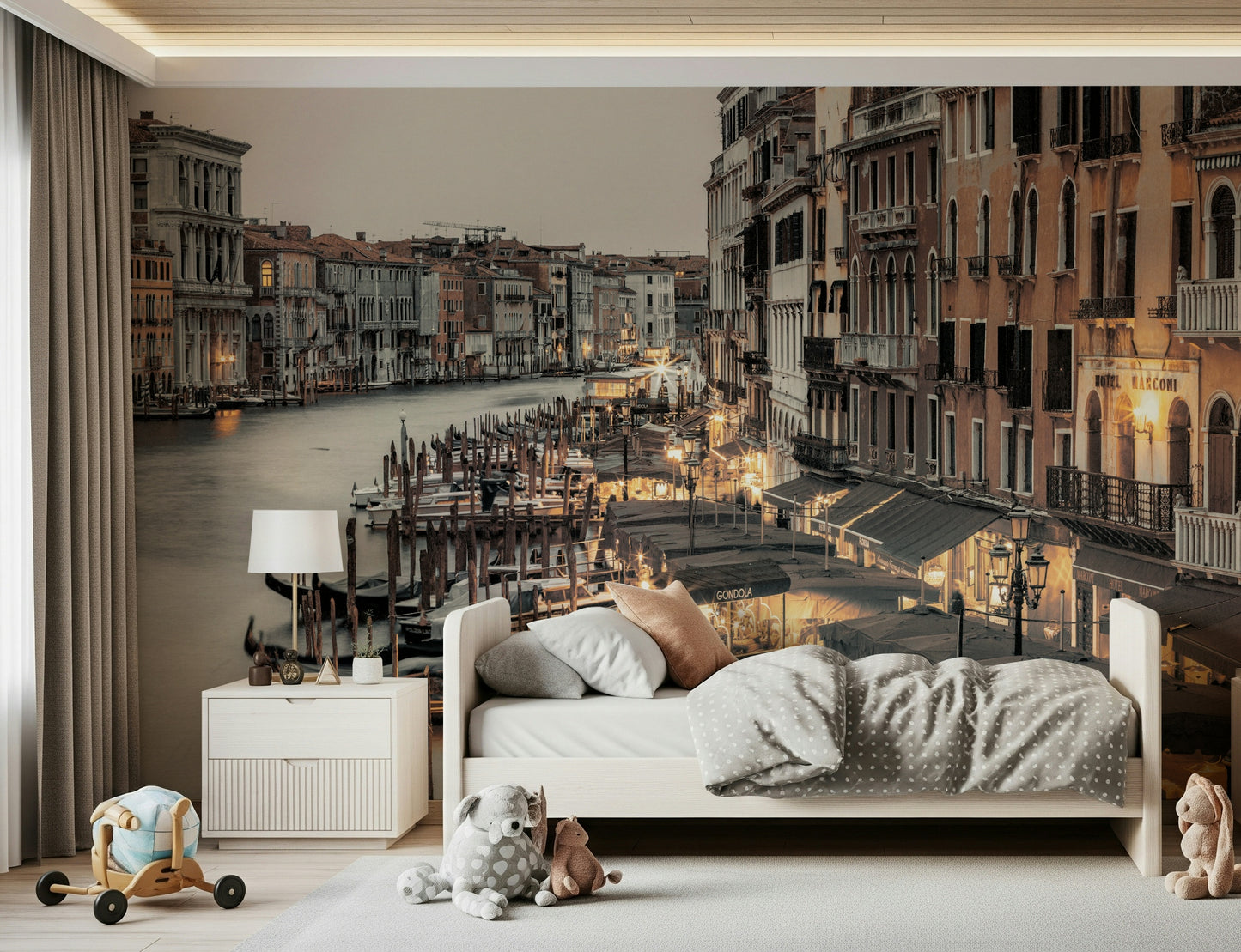 Venetian Canal Evening Wall Mural