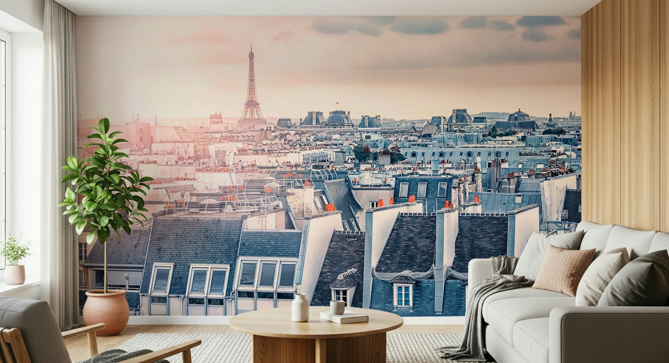 Parisian Sunrise Wall Mural
