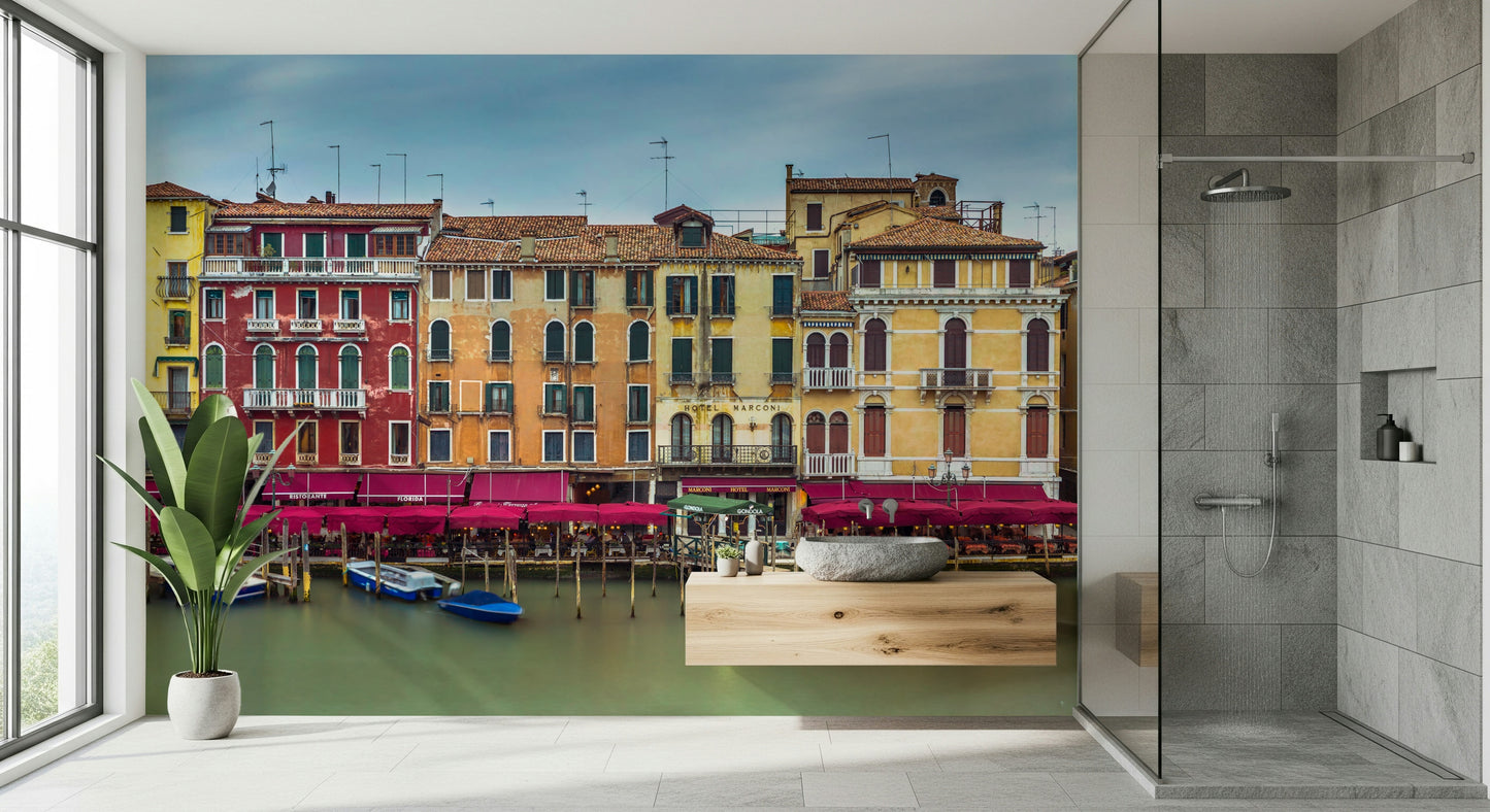 Colorful Venice Facades Wall Mural