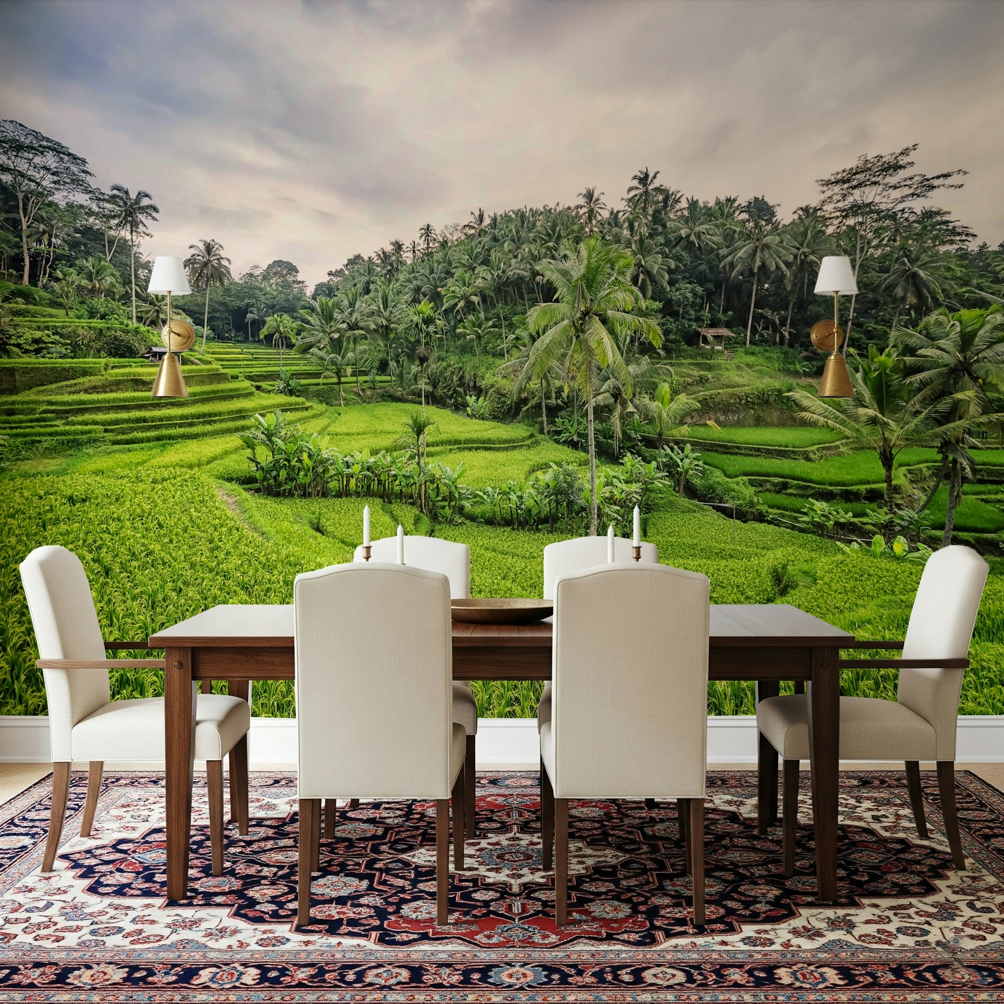 Bali Rice Terraces Wall Mural