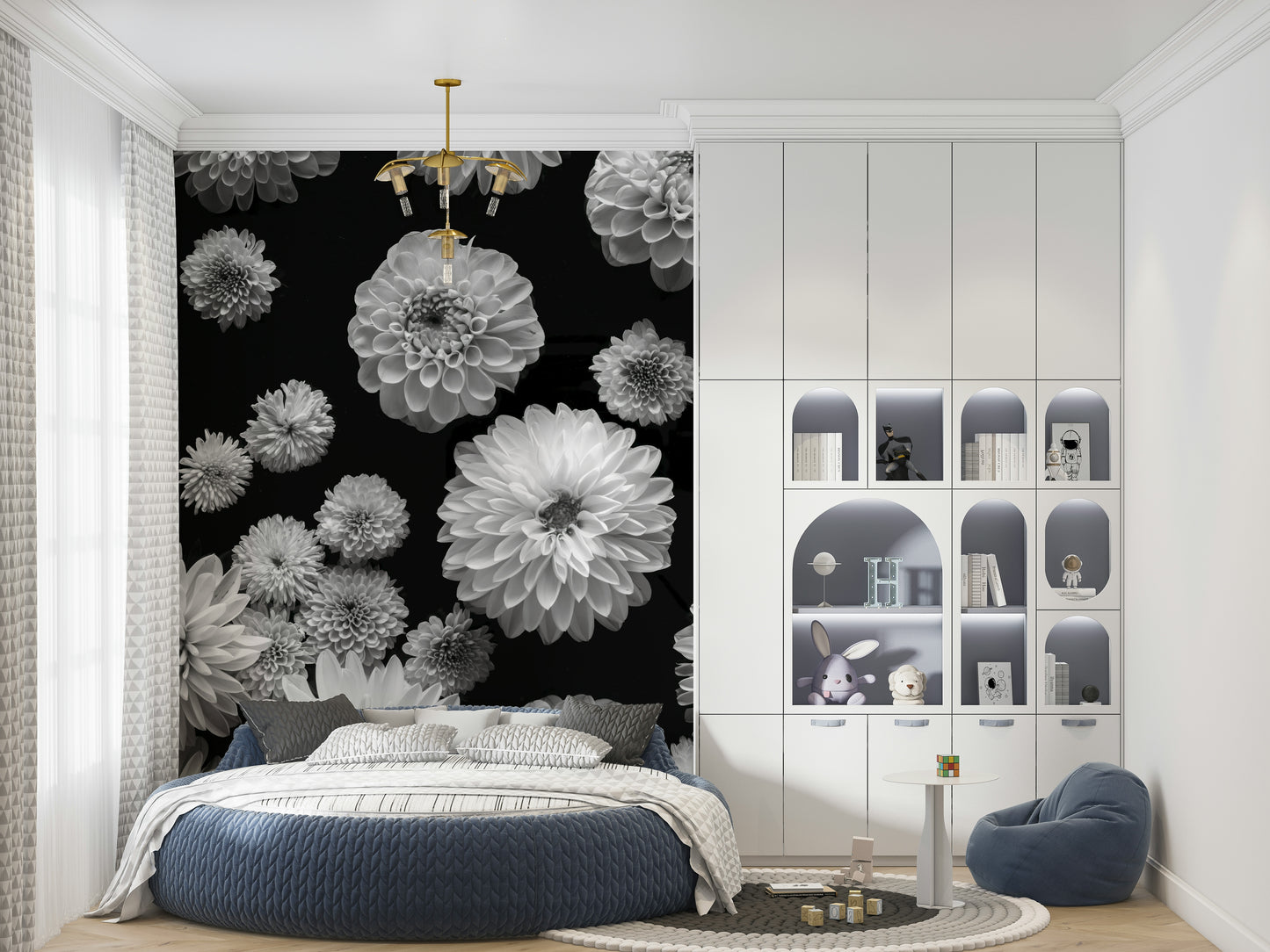 Dahlia Dreamscape Wall Mural