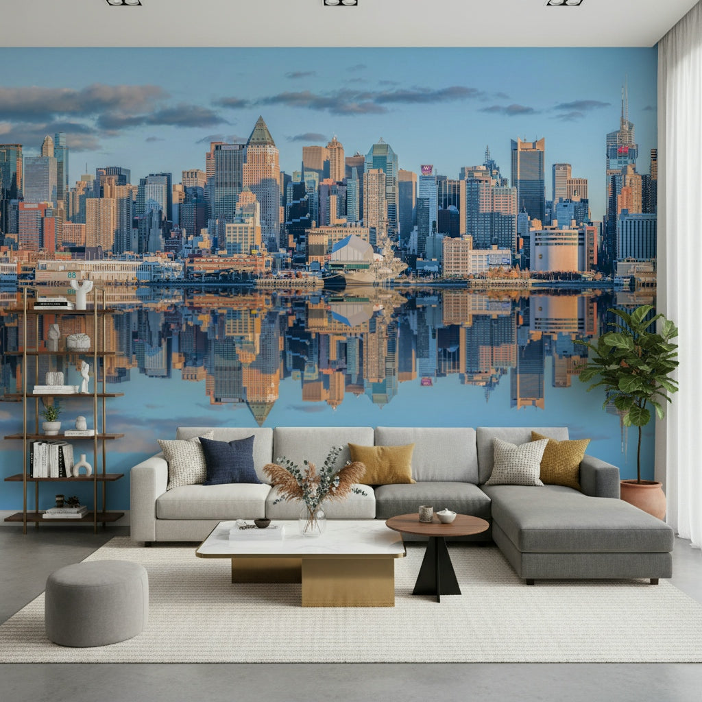 Lower Manhattan skyline Wall Mural