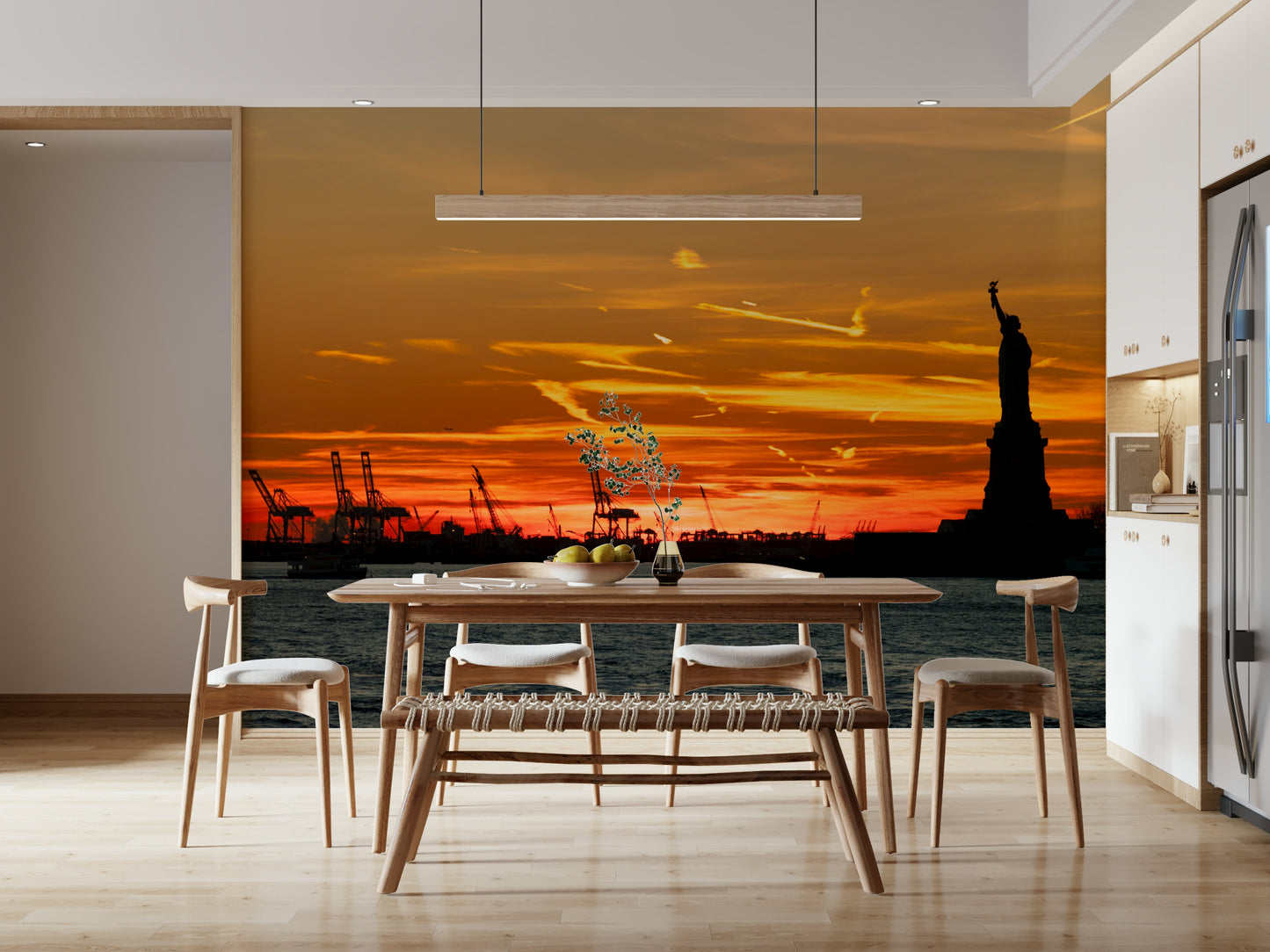 Liberty Sunset Wall Mural