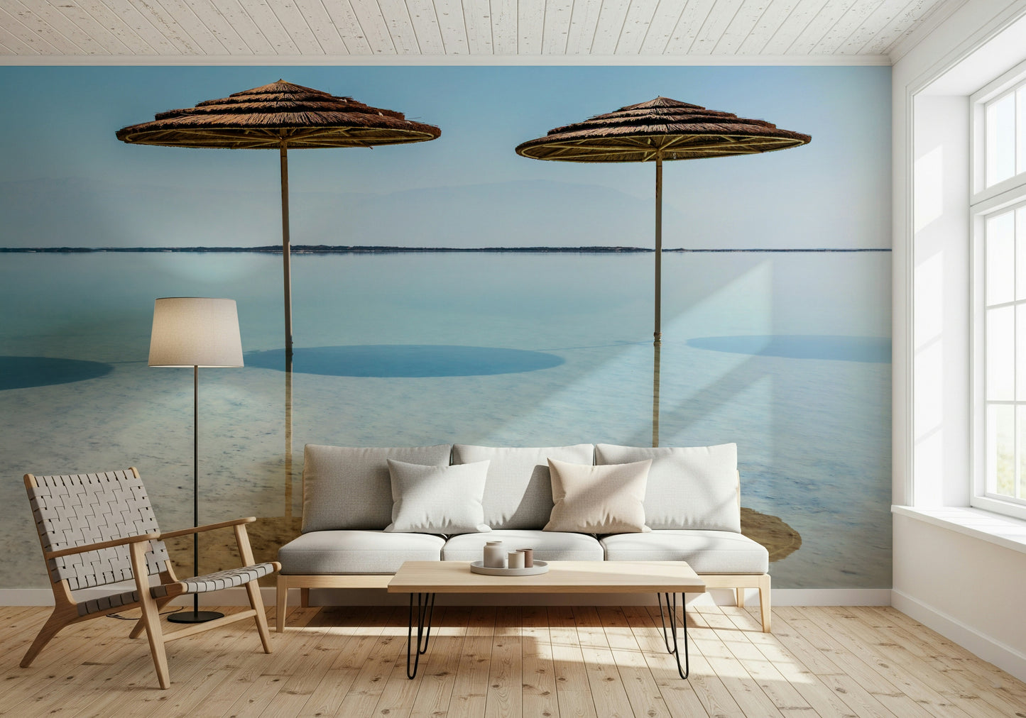 Beach Parasols Wall Mural