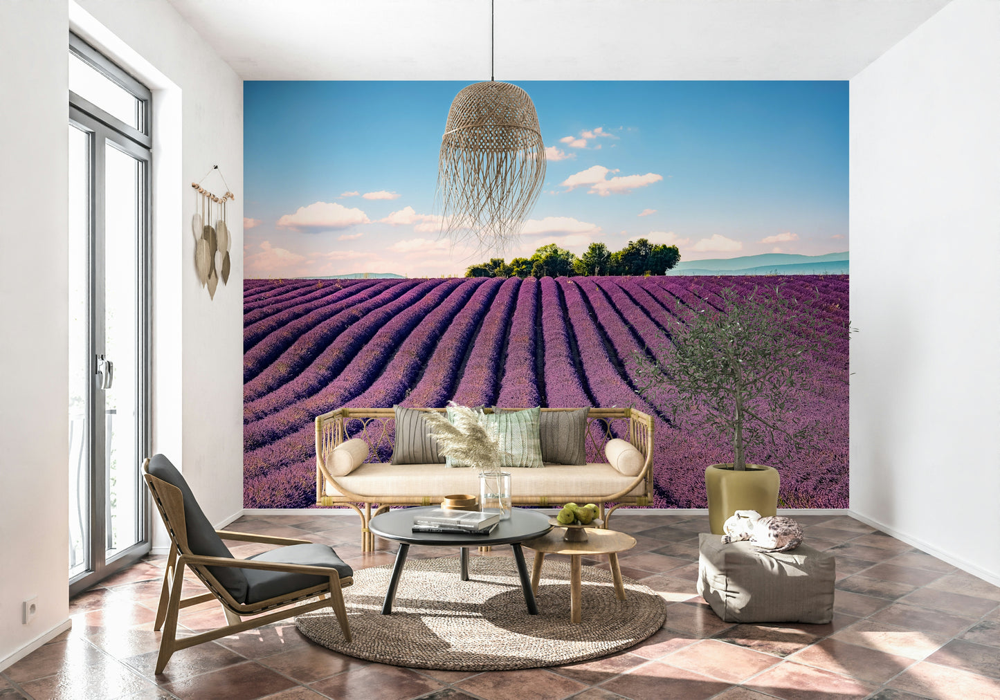 Provence's Purple Haze Wall Mural